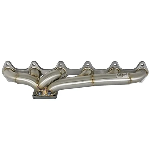 AFE Twisted Steel Stainless Steel Header with T3 Flange 03-07 Dodge 5.9L Cummins - Image 3