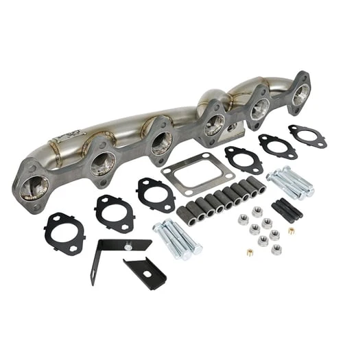 AFE Twisted Steel Stainless Steel Header with T4 Flange 03-07 Dodge 5.9L Cummins - Image 2