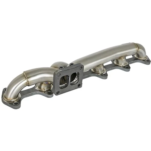 AFE Twisted Steel Stainless Steel Header with T4 Flange 03-07 Dodge 5.9L Cummins - Image 4