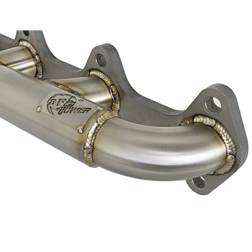 AFE Twisted Steel Stainless Steel Header with T4 Flange 03-07 Dodge 5.9L Cummins - Image 6