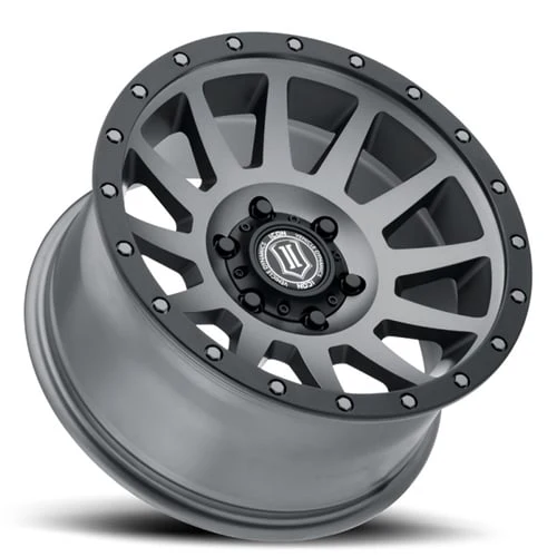 ICON Compression Wheels | 17" 6x5.5 0mm | Titanium - Image 2