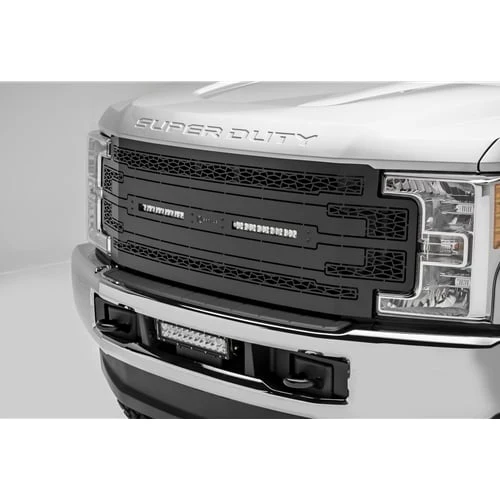 ZROADZ Grille Insert with (2) 10" LED Lights 17-19 6.7L Ford Powerstroke With Front Camera - Image 3