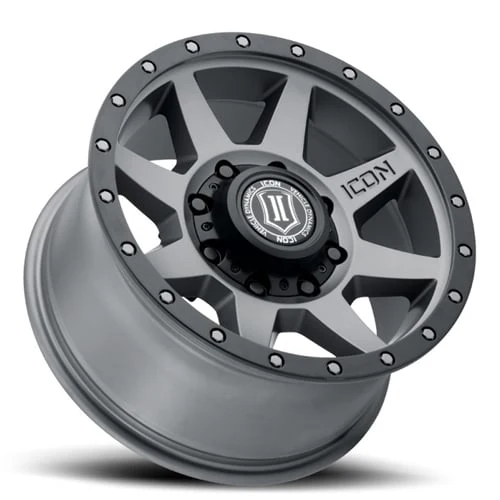 ICON Rebound Wheels | 17" 8x6.5  +13mm | Titanium - Image 2