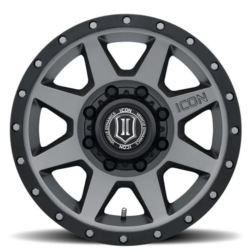 ICON Rebound Wheels | 17" 8x6.5  +13mm | Titanium - Image 3