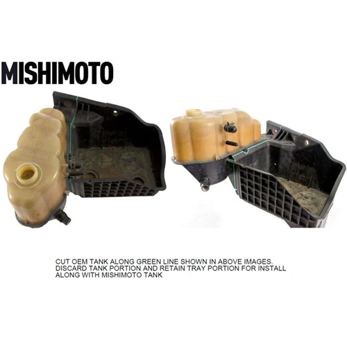 Mishimoto MMRT-F2D-08EMWBK Aluminum Degas Tank Wrinkle Black Finish 08-10 Ford 6.4L Powerstroke - Image 8