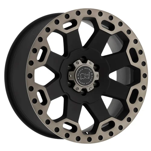 Black Rhino Wheels | Warlord | 18" 8x6.5 -12mm | Matte Black Machined Lip