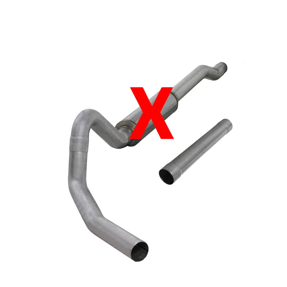 Diamond Eye 4" Aluminized Cat Back Single 03-05 6.0L Ford Powerstroke Excursion K4354A - Image 5