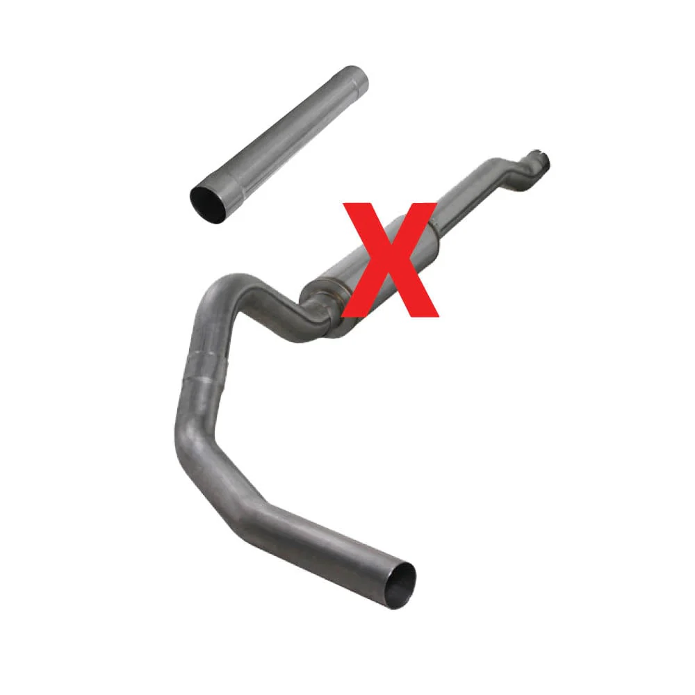 Diamond Eye 4" Stainless Steel Cat Back Single 03-07 6.0L Ford Powerstroke K4338S - Image 5