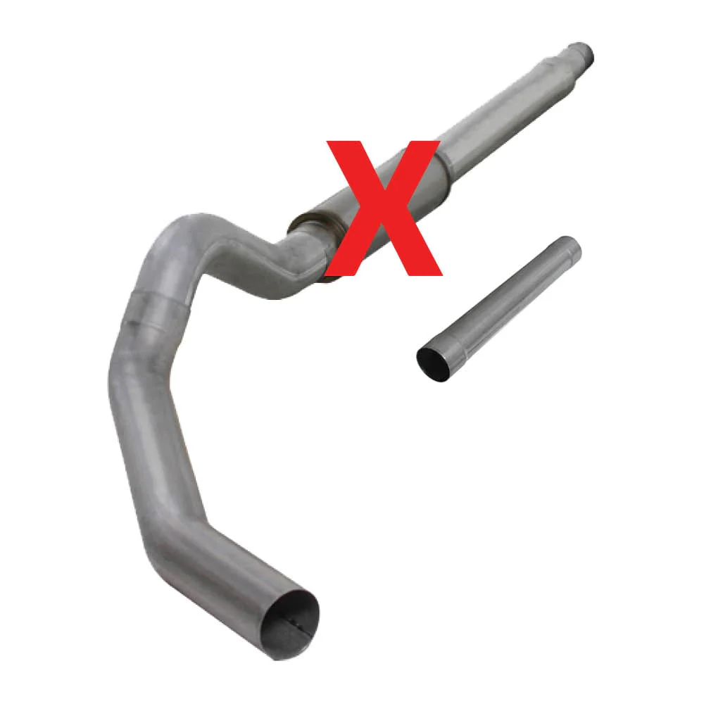 Diamond Eye 5" Aluminized Cat Back Single Outlet Exhaust 03-07 6.0L Ford Powerstroke K5344A - Image 2