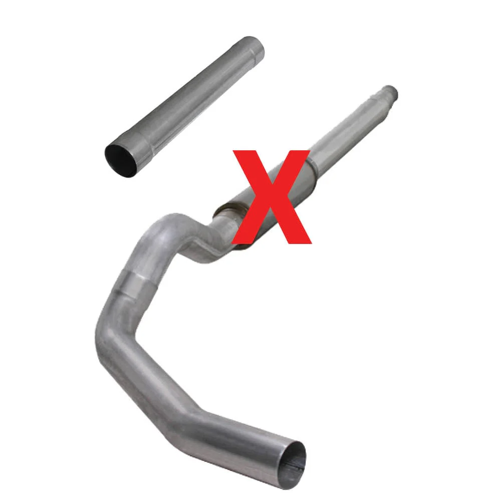 Diamond Eye 5" Aluminized Cat Back Single Outlet Exhaust 94-97 7.3L Ford Powerstroke K5316A - Image 2