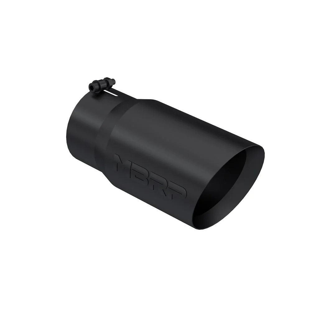 MBRP 5" Inlet / 6" Outlet Dual Wall Angle Cut Black Exhaust Tip T5074BLK