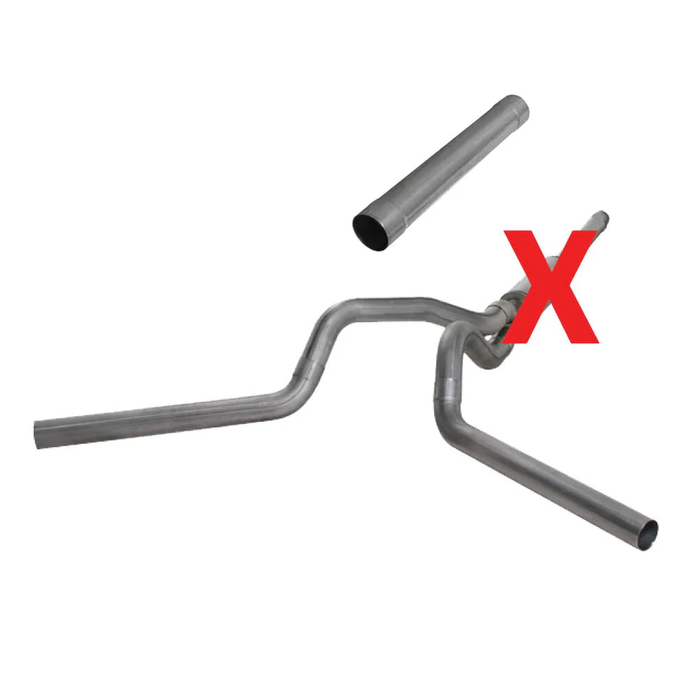 Diamond Eye 4" Stainless Steel Cat Back Dual Exhaust 94-97 7.3L Ford Powerstroke K4312S - Image 2