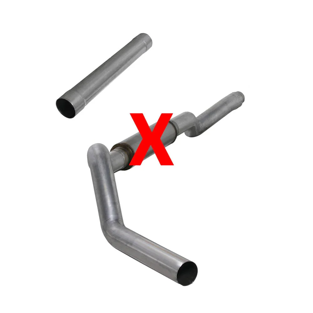 Diamond Eye 5" Aluminized Cat Back Exhaust 06-07 6.6L GM Duramax - Image 2