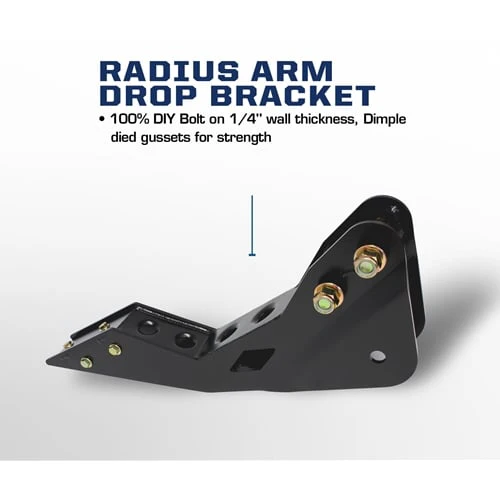 Carli Radius Arm Drop Bracket 05-16 Ford SuperDuty - Image 3