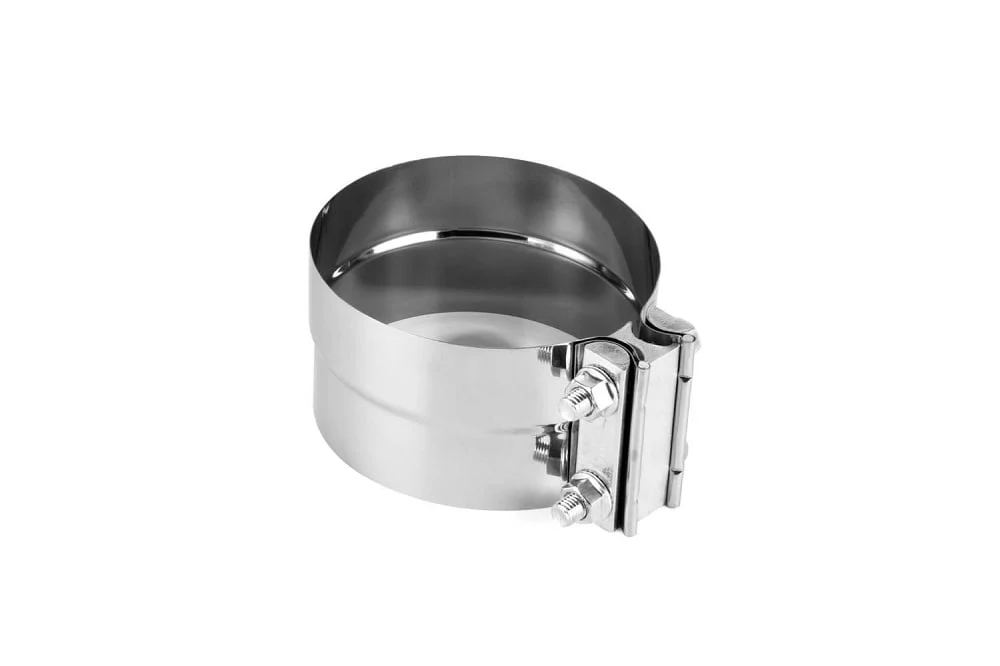 Aeroturbine 304 Stainless Steel Exhaust Lap Joint Clamps (Pair) - Image 2
