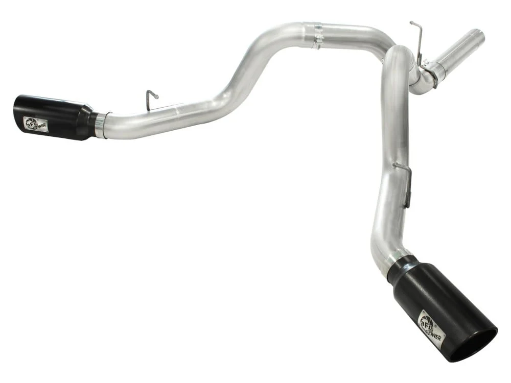 AFE ATLAS 4" Aluminized DPF-Back Exhaust System 11-16 GM 6.6L Duramax LML - Image 3