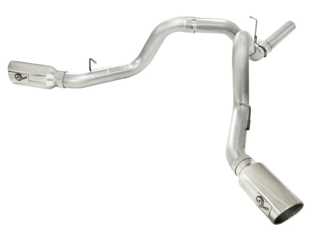 AFE ATLAS 4" Aluminized DPF-Back Exhaust System 11-16 GM 6.6L Duramax LML - Image 4