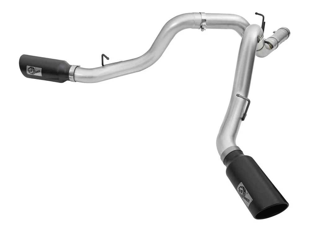 AFE ATLAS 4" Aluminized DPF-Back Exhaust System 2016 GM 6.6L Duramax LML - Image 3