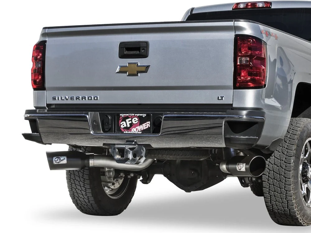 AFE ATLAS 4" Aluminized DPF-Back Exhaust System 2016 GM 6.6L Duramax LML - Image 6