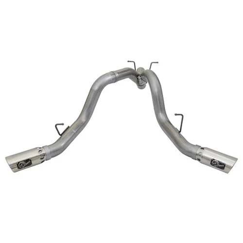 AFE ATLAS 4" Aluminized Dual Exhaust 17-19 GM 6.6L Duramax L5P - Image 3