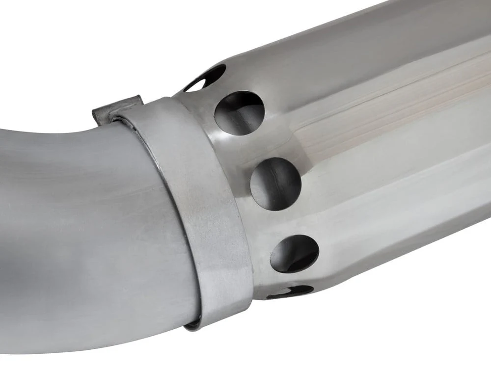 AFE ATLAS 5" Aluminized Steel DPF-Back Exhaust System 2016 GM 6.6L LML Duramax - Image 6