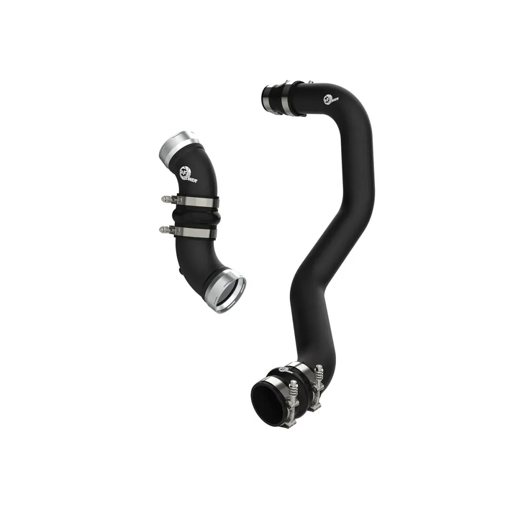 AFE BladeRunner Aluminum Hot and Cold Charge Pipe Kit 06-10 GM 6.6L Duramax LBZ/LMM - Image 2