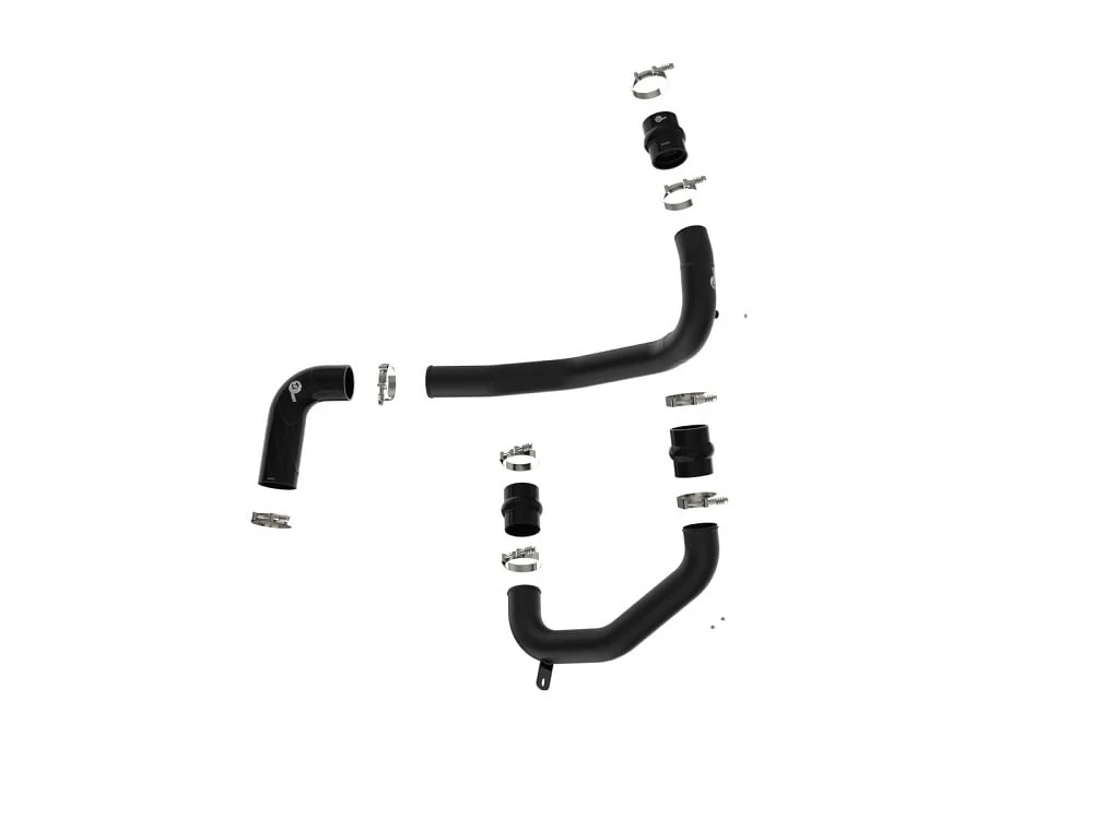 AFE BladeRunner Aluminum Hot & Cold Charge Pipe Kit 08-10 Ford 6.4L Powerstroke - Image 2