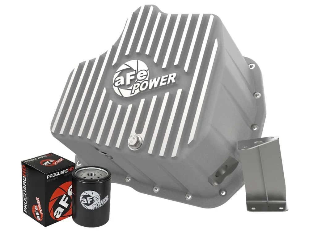 AFE Engine Oil Pan 01-10 GM 6.6L Duramax - Image 3