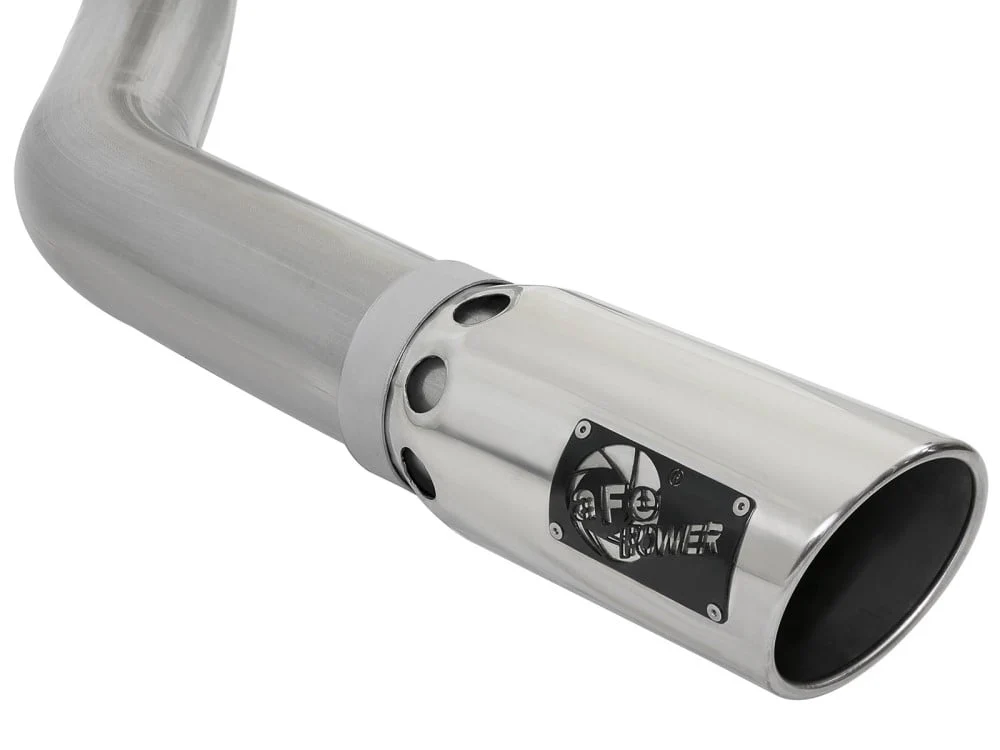 AFE Large Bore-HD 4" 409 Stainless Steel DPF-Back Exhaust 07.5-12 Ram 6.7L Cummins - Image 2