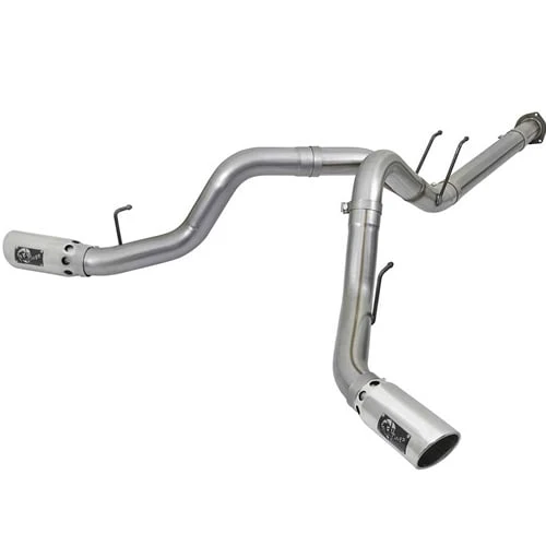 AFE Large Bore-HD 4" Stainless Dual Exhaust 17-25 Ford 6.7L Powerstroke - Image 2