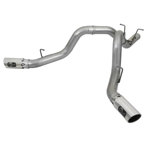 AFE Large Bore-HD 4" Stainless Dual Exhaust 17-19 GM 6.6L Duramax L5P - Image 10