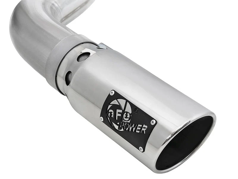 AFE Large Bore HD 4" Stainless Steel DPF Back Exhaust Kit 2021 Ford F-150 3.0L Powerstroke - Image 4