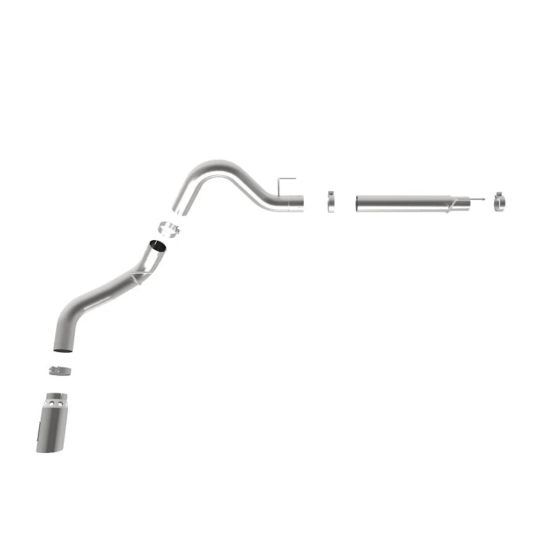 AFE Large Bore HD 4" Stainless Steel DPF Back Exhaust Kit 2021 Ford F-150 3.0L Powerstroke - Image 5