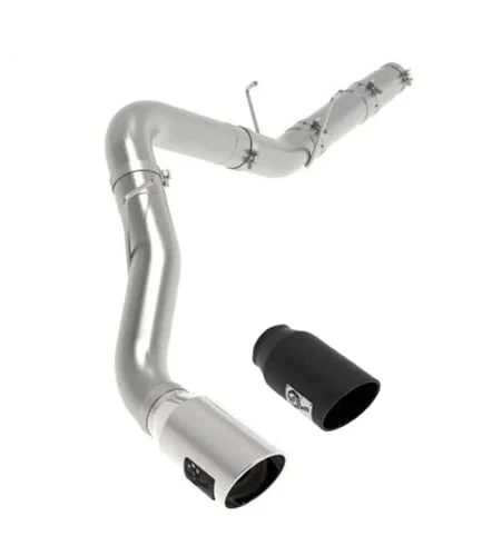 AFE LargeBore-HD 5" Aluminized DPF Back Exhaust 19-25 Ram 6.7L Cummins MC/CC Short Bed