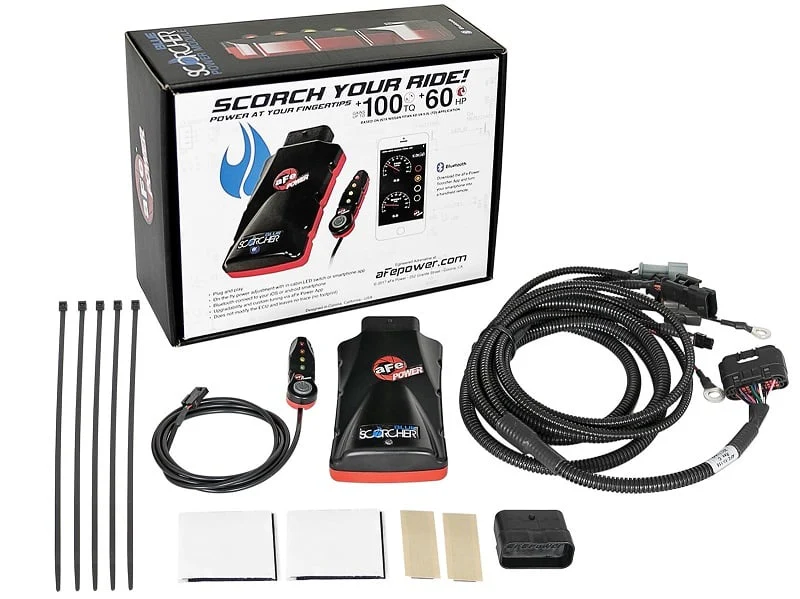 AFE Scorcher Blue Bluetooth Power Module 2020 Ford 6.7L Powerstroke - Image 3