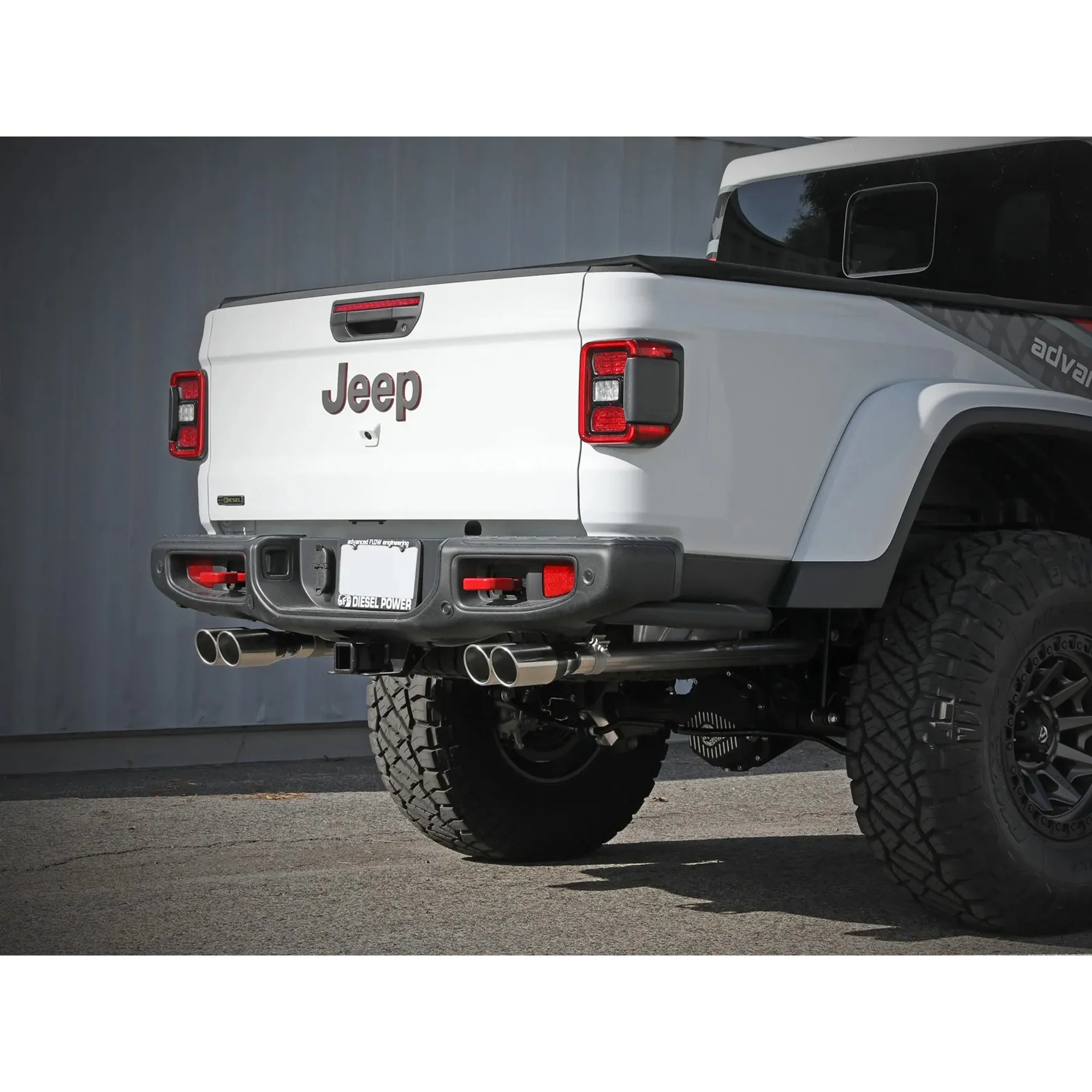AFE Vulcan 3" to 2.5" Stainless Steel DPF-Back Exhaust 21-23 Jeep Gladiator JT 3.0L EcoDiesel - Image 6