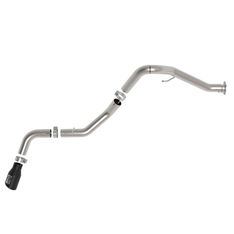 AFE Vulcan Series 3" 304 Stainless Steel DPF Back Exhaust 21-23 Jeep Gladiator JT 3.0L EcoDiesel - Image 2