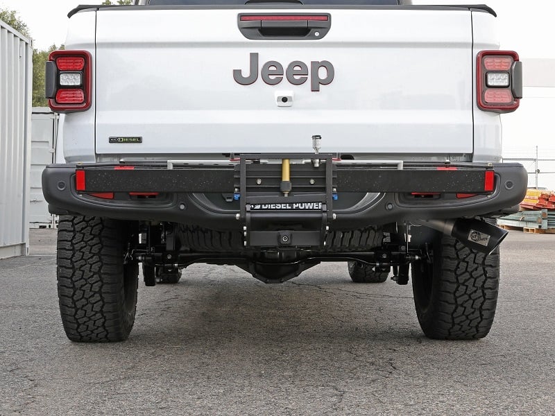 AFE Vulcan Series 3" 304 Stainless Steel DPF Back Exhaust 21-23 Jeep Gladiator JT 3.0L EcoDiesel - Image 8