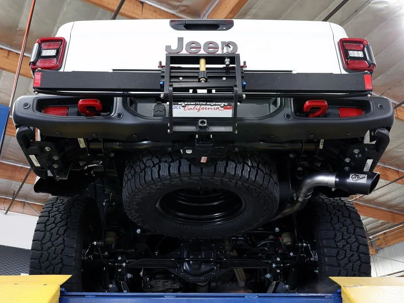 AFE Vulcan Series 3" 304 Stainless Steel DPF Back Exhaust 21-23 Jeep Gladiator JT 3.0L EcoDiesel - Image 9