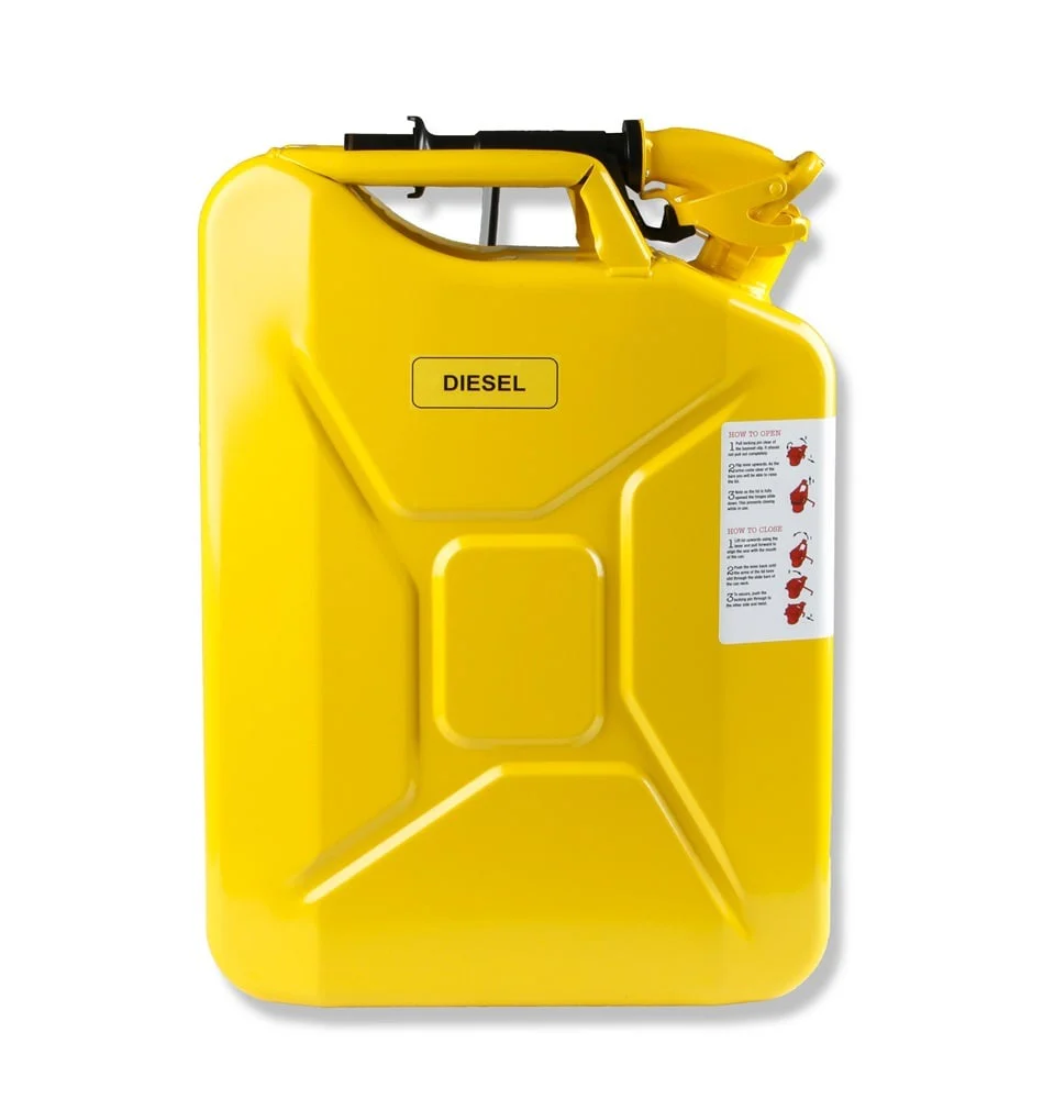 Anvil Off-Road 5.3 Gallon / 20 Liter Steel Jerry Can With Spout & Locking Cap - Image 2