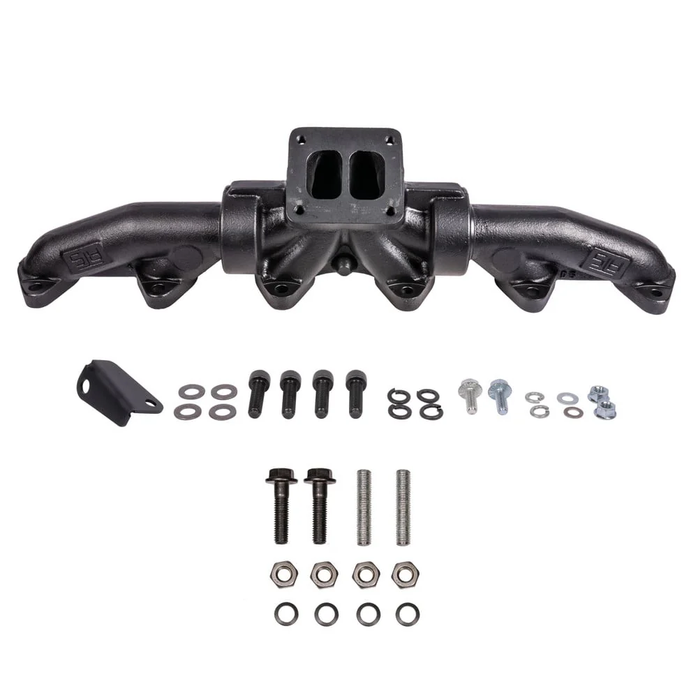 ATS Pulse Flow 3 Piece Exhaust Manifold Kit (T4) 94-98 Ram 5.9L Cummins - Image 3