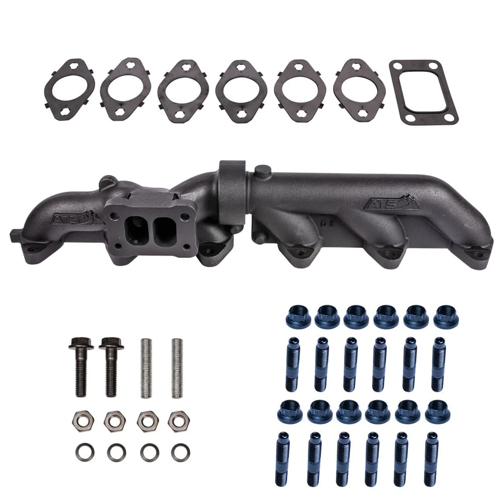 ATS Pulse Flow 2 Piece Exhaust Manifold Kit (T3) 03-07 Ram 5.9L Cummins - Image 4