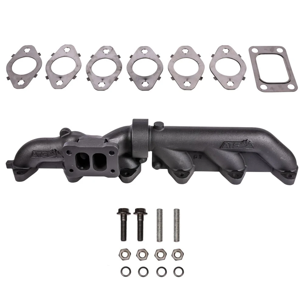 ATS Pulse Flow 2 Piece Exhaust Manifold Kit (T3) 03-07 Ram 5.9L Cummins - Image 6