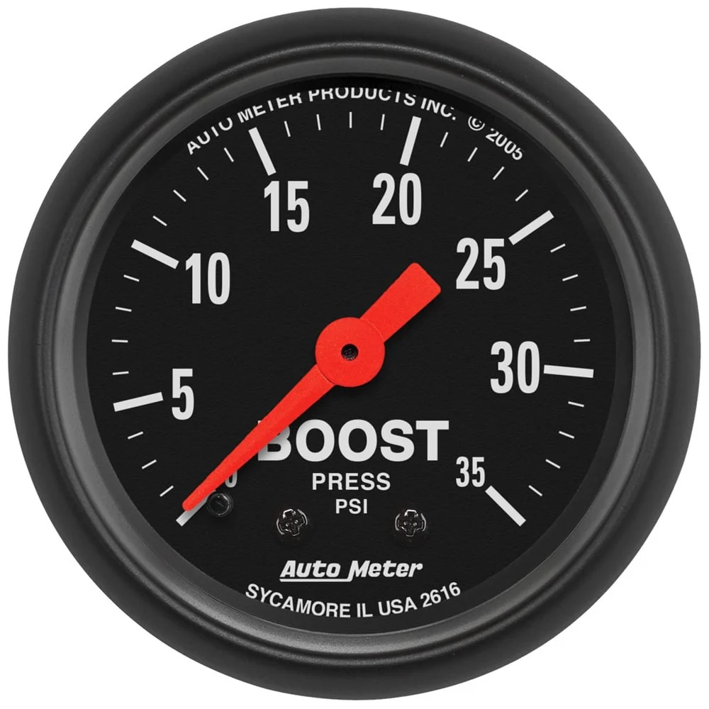 Auto Meter 2-1/16" Z-Series Boost Gauge | 0-35 PSI | 0-60 PSI | 0-100 PSI - Image 2
