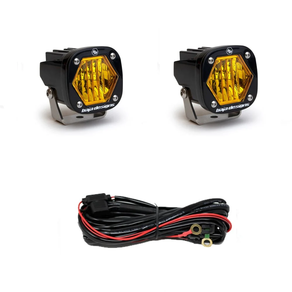Baja Designs S1 Amber Wide Cornering LED Light - Image 3