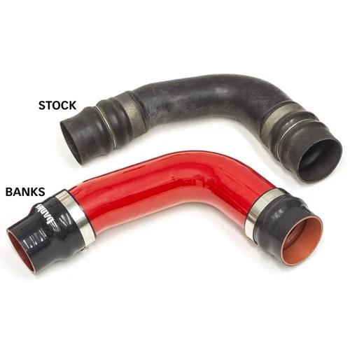 Banks 25997 Drivers Side Boost Tube Upgrade Kit (Red Powdercoat) 10-12 Dodge 6.7L Cummins - Image 2