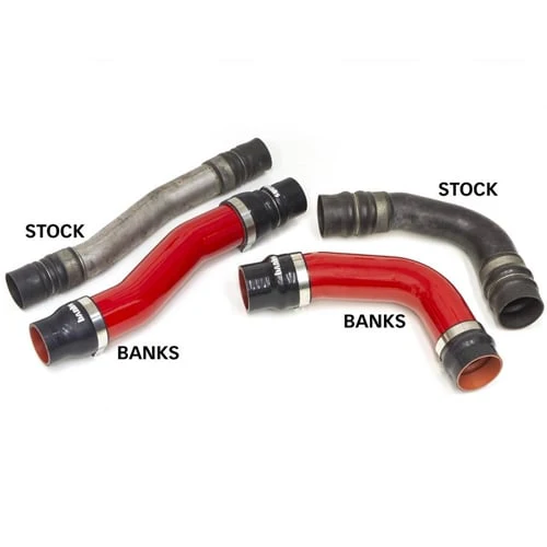Banks 25998 Boost Tube System (Red Powdercoat) 10-12 Dodge 6.7L Cummins - Image 2