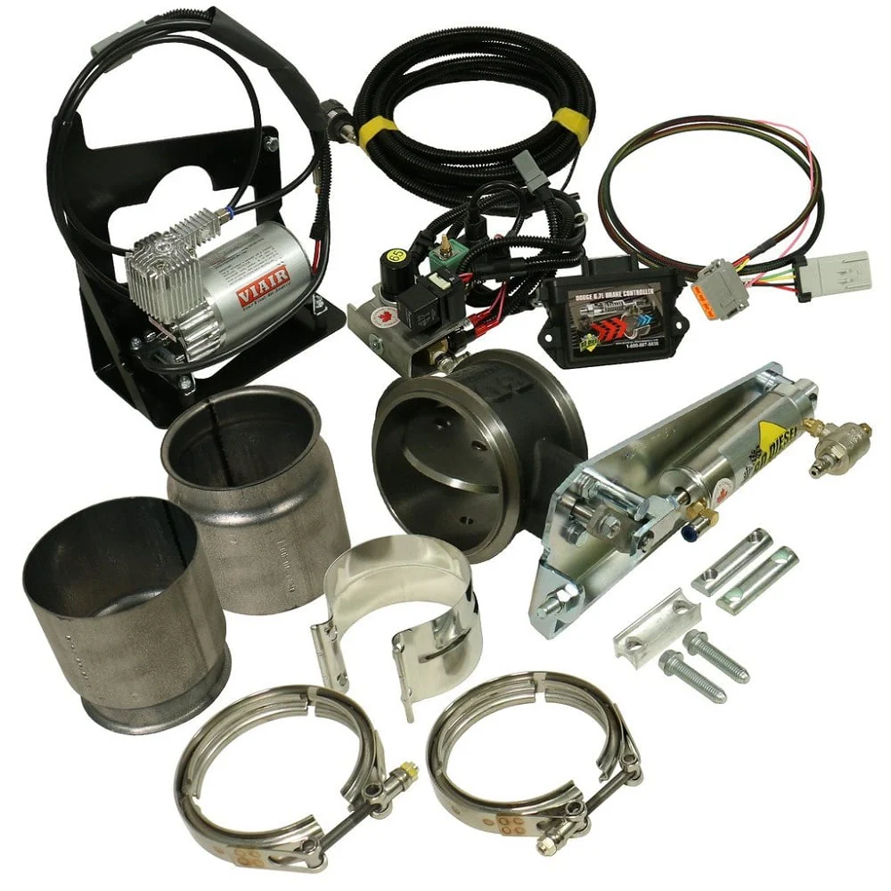 BD 1027345 In-Line/Remote 5" Mount Exhaust Brake 07.5-17 Ram 6.7L Cummins