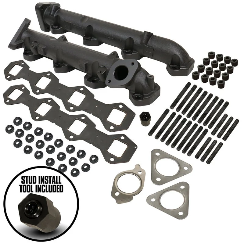 BD Diesel 1043008 Exhaust Manifold Kit 15-19 Ford F250/350 | 17-19 F350/450/550 6.7 Powerstroke - Image 4