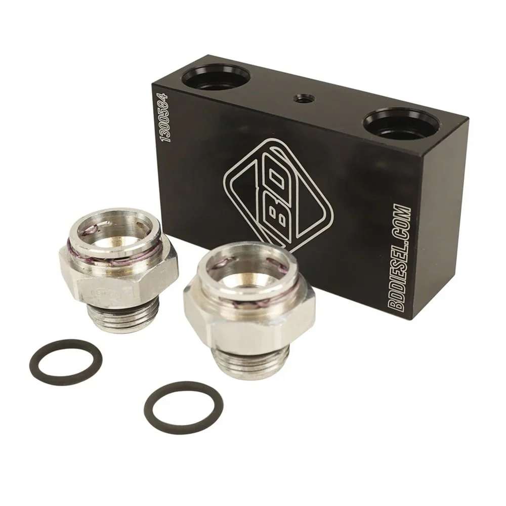 BD Transmission Cooler Bypass Delete Kit 17-19 GM 6.6L Duramax L5P